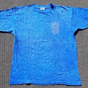 Vintage 90s Earth Tribe Neon Tiedye Surf Tshirt Size XL